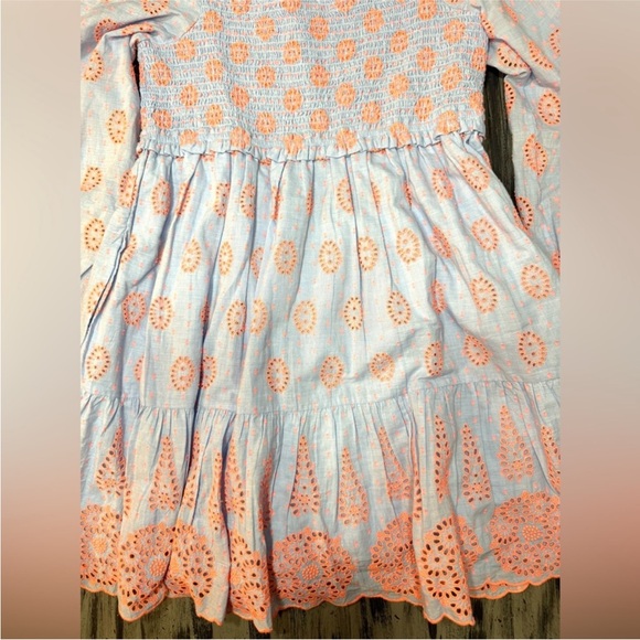 Lilly Pulitzer Rainna Smocked Eyelet Fit and Flare Dress NWOT - Picture 5 of 11